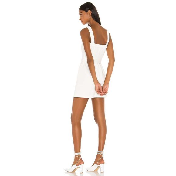 L'Academie Charmine Twill Front Zip Belted Dress - Picture 3 of 8